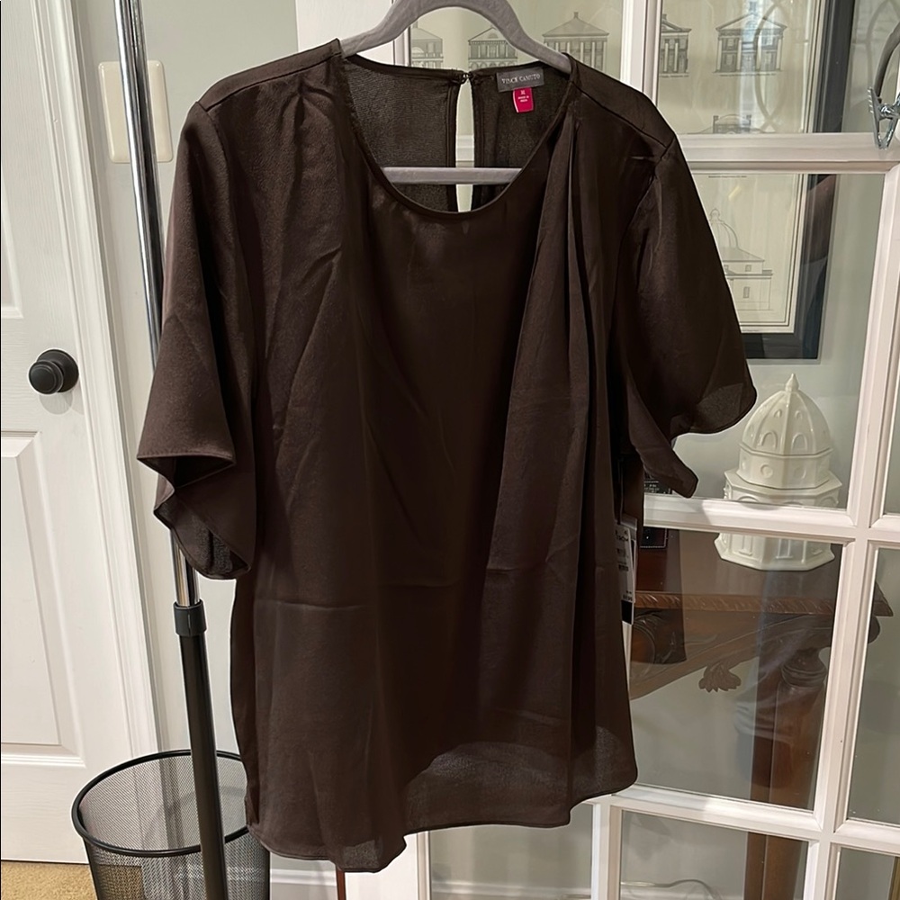 Elegant Brown Women's Top